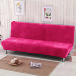 Foldable Plush Sofa Bed Cover