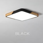 Wooden Remote Control Ceiling Light