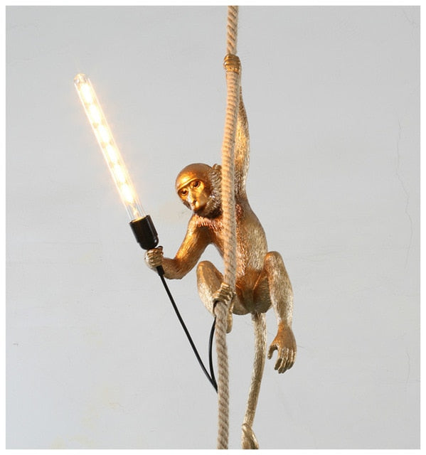 Resin Monkey Pendant Lights