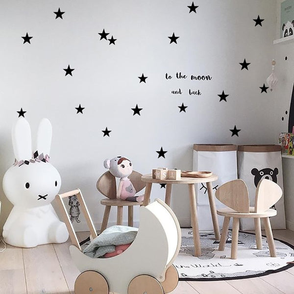 Baby Nursery Room Stars Wall Decals
