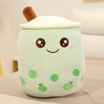Cute Milk Tea Plush Pillow