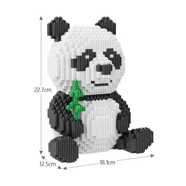 Cute Panda Micro Building Blocks