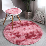 Fluffy Round Faux Carpet