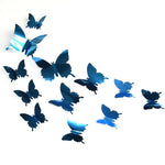 Butterfly Mirror Three-Dimensional Wall Decals