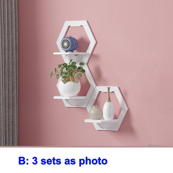 Creative Wall Mounted Plant Shelf
