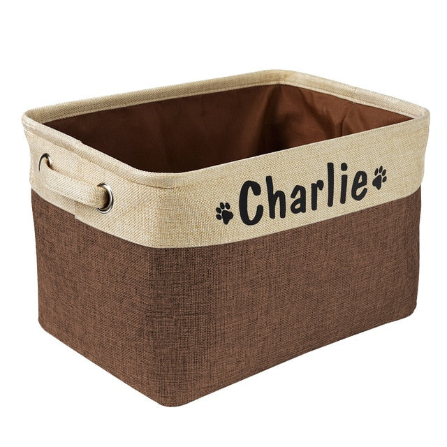 Personalized Foldable Storage Basket