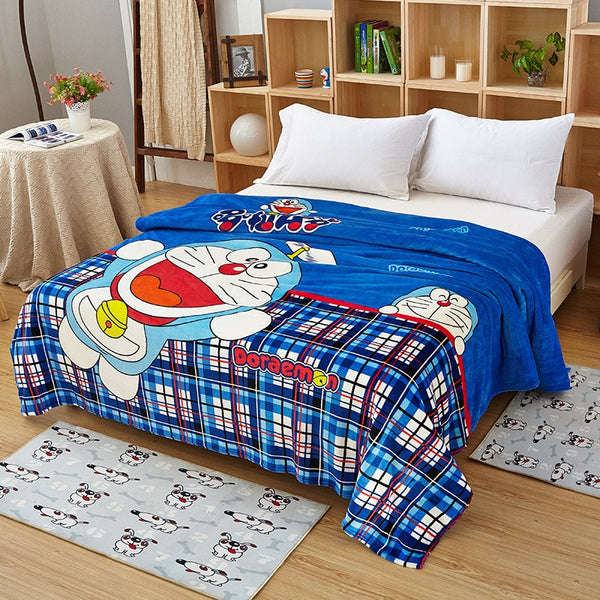 Doraemon Flannel Soft Throw Blanket