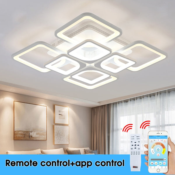 Square Modern Dimmable Ceiling Lights