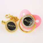 Personalized Luxury Pacifier with Clip