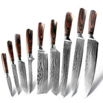 Kitchen Knives Damascus Pattern