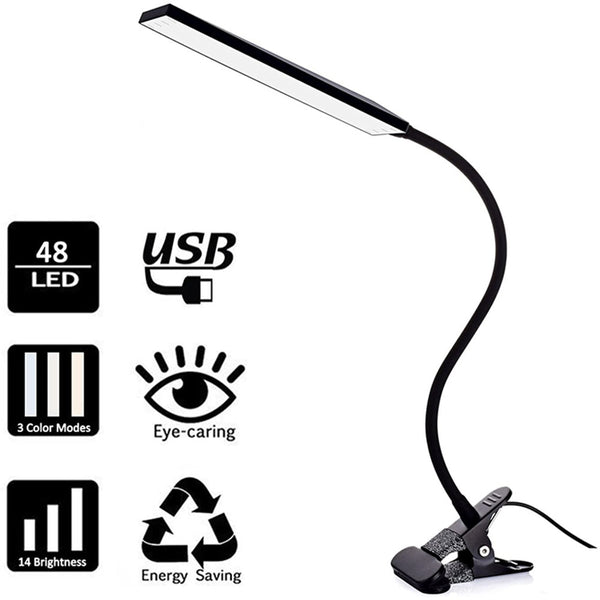 Dimmable Clip-on Desk Lamp