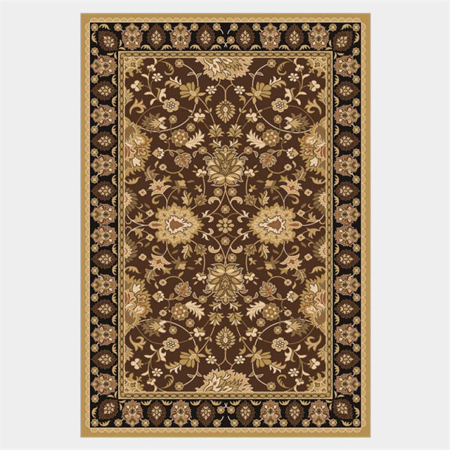 Vintage Persian Ethnic Brown Carpet