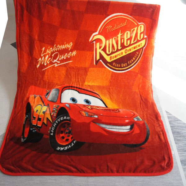 Disney Pixar Lightning McQueen Plush Blanket