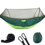 Camping Hammock with Mosquito Net Pop-Up Portable Outdoor Parachute