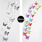 Crystal 3D Butterflies Decorative Stickers