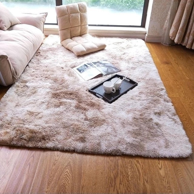 Fluffy Silk Carpet