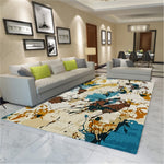 European Oil Painting Style Colorful Carpet