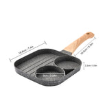 Four-Hole Frying Pot Pan Thickened Non-Stick