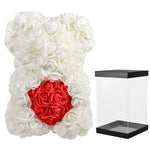 Foam Roses Teddy Bear