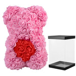 Foam Roses Teddy Bear