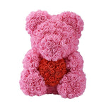 Foam Roses Teddy Bear