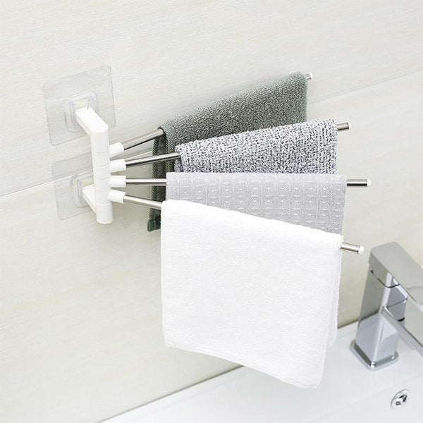 Rotating Stainless Bath Towel Rail