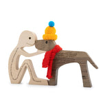 Wooden Animal Lovers Craft Sculpture
