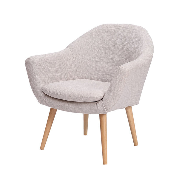 Contemporary Upholstered Club Accent Chair