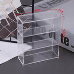 Plastic and Wooden Book Storage Rack