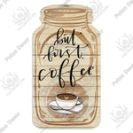 Coffee Jar Plaques Decoration