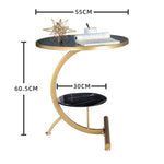 Luxury Round Marble Side Table