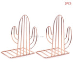 Creative Cactus Shaped Metal Bookshelf