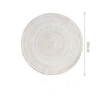 Round Ramie Insulated Table Mats
