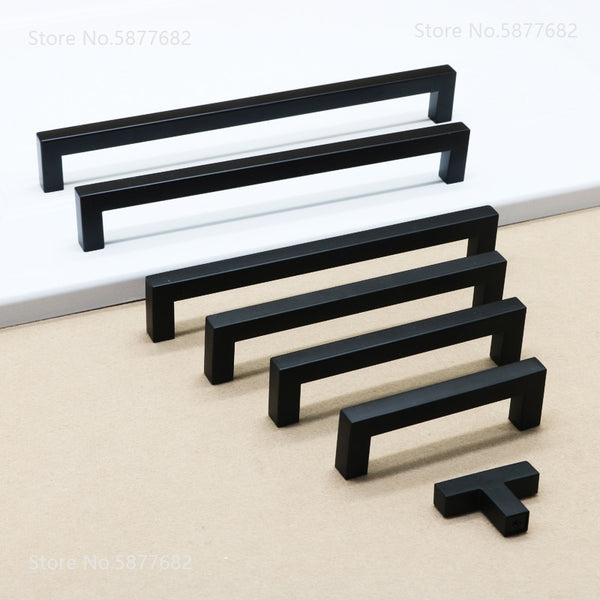Black Stainless Steel Cabinet Handle