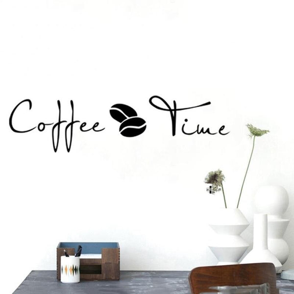 DIY Coffee Time Wall Decal