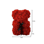 Foam Roses Teddy Bear