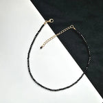 Black Copper Beads Bohemian Necklace
