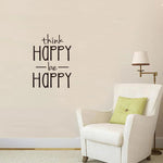 Think Happy Be Happy Creative Wall Decal