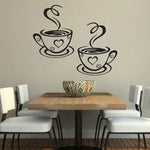 Coffee Cups Wall Stickers