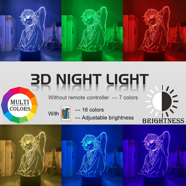 3D Yuri Ayato LED Night Light